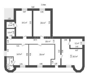 Дом 390м², 4-этажный, на длительный срок,