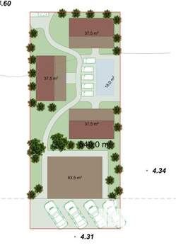 Дом 64м², 1-этажный, участок 6 сот.