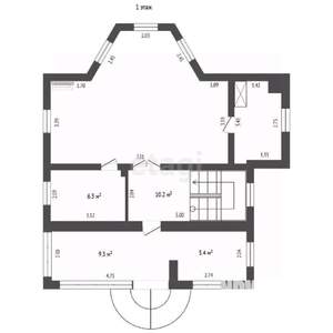 Дом 241м², 3-этажный, участок 6 сот.