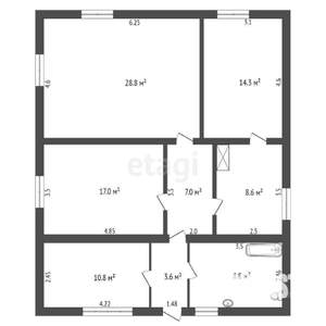 Дом 300м², 2-этажный, участок 4 сот.