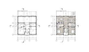 Дом 65м², 1-этажный, участок 6 сот.