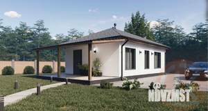 Дом 66м², 1-этажный, участок 8 сот.