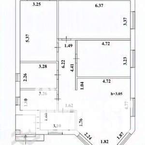 Дом 114м², 1-этажный, участок 4 сот.
