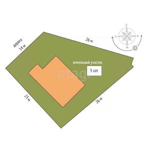Дом 160м², 2-этажный, участок 5 сот.
