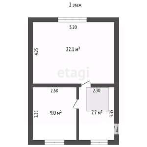 Дом 152м², 2-этажный, участок 6 сот.