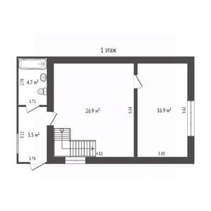 Дом 117м², 2-этажный, участок 2 сот.  