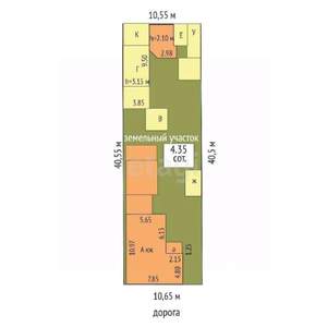 Дом 120м², 2-этажный, участок 4 сот.  