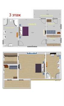 Дом 275м², 3-этажный, участок 2 сот.  