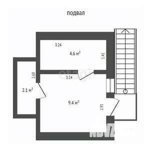 Дом 146м², 3-этажный, участок 6 сот.  