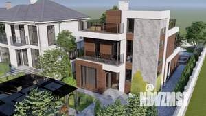 Дом 192м&sup2;, 2-этажный, участок 6 сот.  