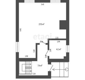 Дом 111м², 3-этажный, участок 4 сот.  