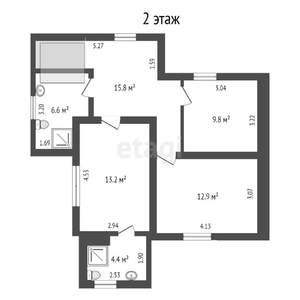 Дом 157м², 2-этажный, участок 8 сот.  