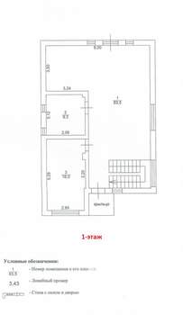 Дом 192м², 2-этажный, участок 6 сот.  