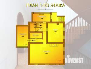 Дом 406м², 3-этажный, участок 6 сот.  