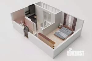 1-к квартира, вторичка, 37м2, 3/8 этаж