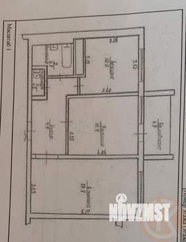 2-к квартира, вторичка, 55м2, 6/9 этаж
