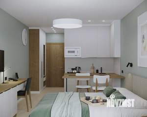 1-к квартира, строящийся дом, 29м2, 2/9 этаж