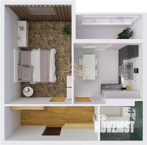 1-к квартира, вторичка, 39м2, 2/8 этаж