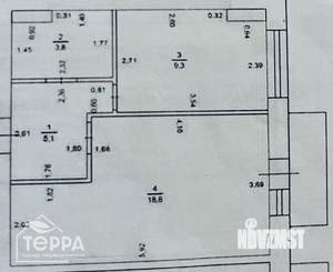 1-к квартира, вторичка, 37м2, 3/9 этаж