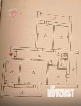 4-к квартира, вторичка, 84м2, 8/9 этаж