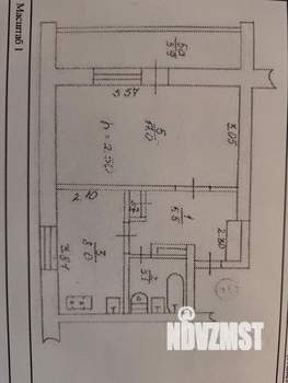 1-к квартира, вторичка, 39м2, 3/5 этаж