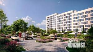 1-к квартира, строящийся дом, 43м2, 9/9 этаж