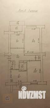3-к квартира, вторичка, 66м2, 1/5 этаж