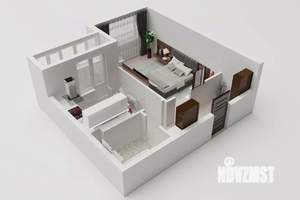 1-к квартира, вторичка, 41м2, 5/8 этаж
