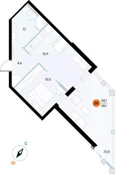 Фото квартиры на продажу (1)