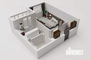 1-к квартира, вторичка, 41м2, 5/8 этаж