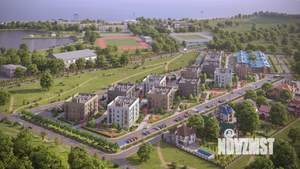 2-к квартира, строящийся дом, 54м2, 4/4 этаж