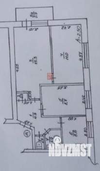 3-к квартира, вторичка, 49м2, 4/5 этаж