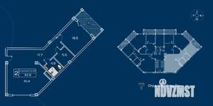 2-к квартира, вторичка, 83м2, 3/4 этаж