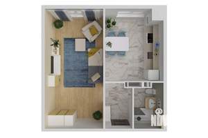 1-к квартира, вторичка, 37м2, 3/8 этаж