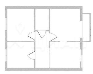 3-к квартира, вторичка, 73м2, 2/11 этаж