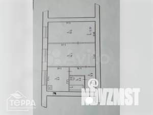 2-к квартира, вторичка, 42м2, 1/2 этаж