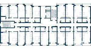 2-к квартира, строящийся дом, 47м2, 2/8 этаж