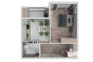 1-к квартира, вторичка, 39м2, 8/8 этаж