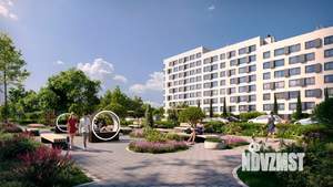 1-к квартира, строящийся дом, 47м2, 2/9 этаж