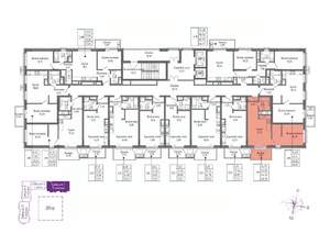 1-к квартира, вторичка, 45м2, 8/16 этаж