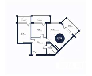 2-к квартира, вторичка, 98м2, 3/4 этаж