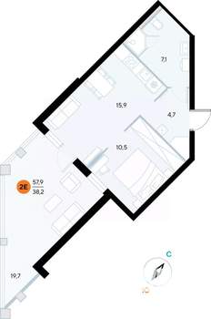 Фото квартиры на продажу (1)