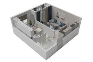 1-к квартира, вторичка, 35м2, 8/8 этаж