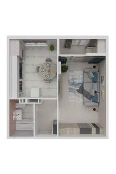 1-к квартира, вторичка, 35м2, 8/8 этаж