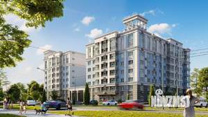 1-к квартира, строящийся дом, 67м2, 5/9 этаж