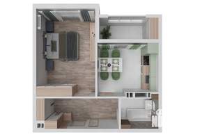 1-к квартира, вторичка, 39м2, 2/8 этаж