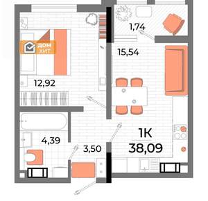 Фото квартиры на продажу (1)