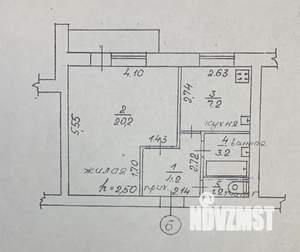 1-к квартира, вторичка, 36м2, 2/9 этаж