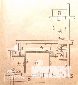 3-к квартира, вторичка, 67м2, 7/9 этаж