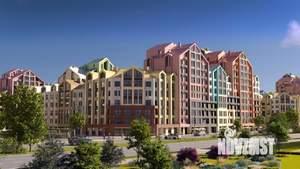 2-к квартира, строящийся дом, 66м2, 2/13 этаж